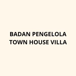 Lowongan Kerja Palembang Terbaru Badan Pengelola Town House Villa Evergreen